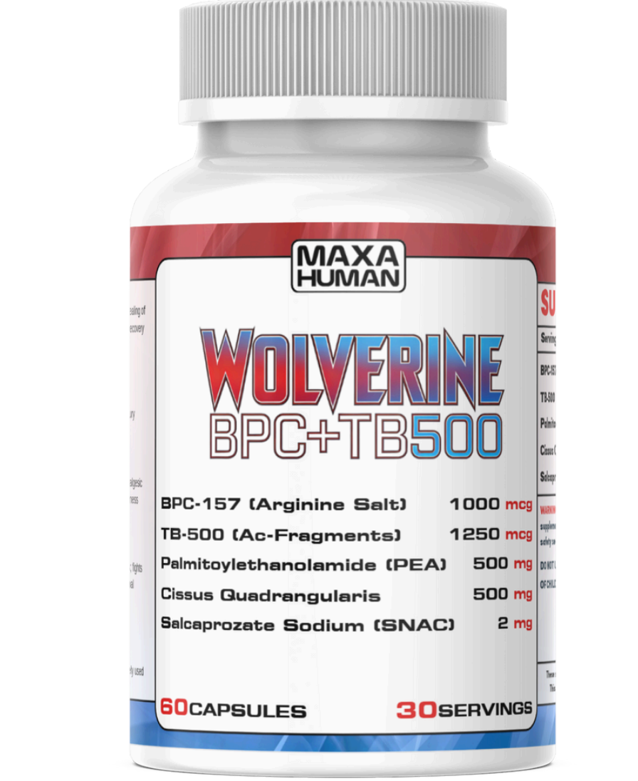 bpc-157 1000mcg Wolverine (BPC-157 1000mcg + TB500 1250mcg) 60 Capsules – PEP UAE