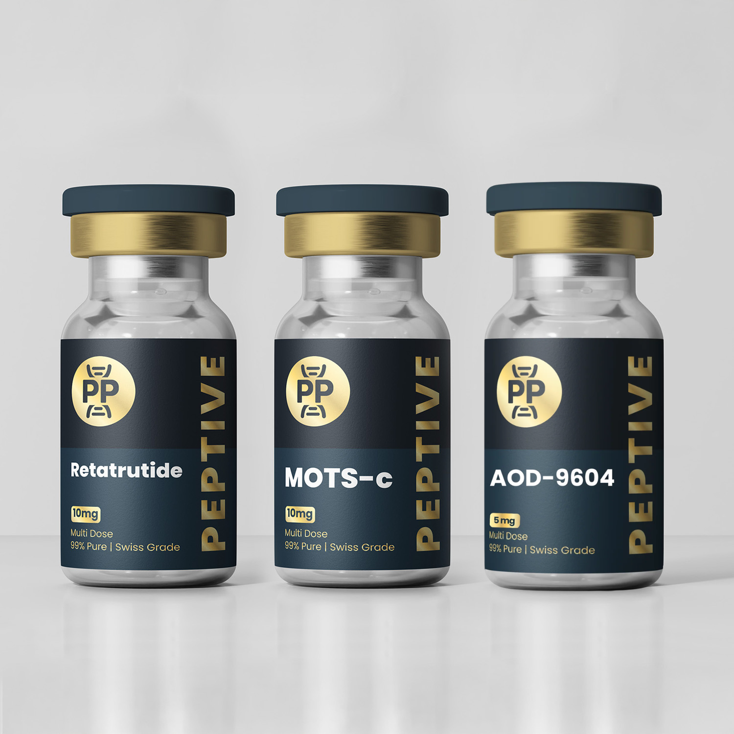 ستاك الدهون العنيدة  Stubborn Fat Stack (RT 15mg + AOD9604 5mg + MOTSc 10mg)